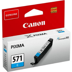 Canon CLI-571 Cyan Μελάνι Εκτυπωτή Inkjet 0386C001AA