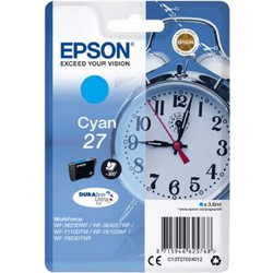 Epson 27 Cyan Μελάνι Εκτυπωτή Inkjet C13T270240