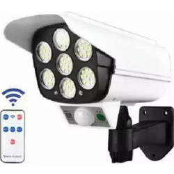 Στεγανός Ηλιακός Προβολέας IP65 Ισχύος 1.8W με Αισθητήρα Κίνησης και Τηλεχειριστήριο και Ψυχρό Λευκό Φως σε Λευκό χρώμα YH2178T