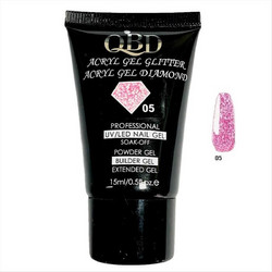 QBD 05 Diamond Glitter Acrygel 15ml