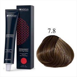 Indola Profession 7.8 Ξανθό Μεσαίο Σοκολατί Μόνιμη Βαφή Μαλλιών 60ml