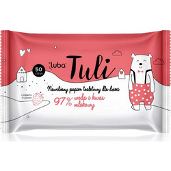 Luba Tuli Lactic acid υγρό χαρτί υγείας με γαλακτικό οξύ για παιδιά Strawberry 50 τμχ