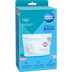 Canpol babies Microwave Sterilization Bags σακούλες αποστείρωσης για φούρνο μικροκυμάτων 6 τμχ