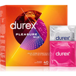 Durex Surprise Mix Προφυλακτικά Λεπτά με Ραβδώσεις & Λιπαντικό 40τμχ
