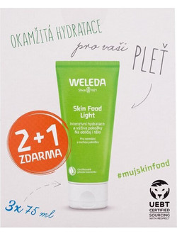 Weleda Skin Food Light Body Cream 3x75ml