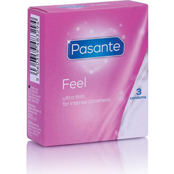 Pasante Sensitive Feel Προφυλακτικά Λεπτά με Λιπαντικό 3τμχ