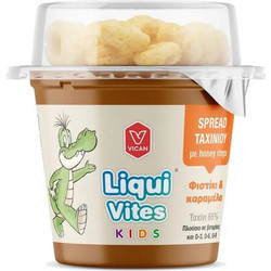 VICAN Liqui Vites KIDS Spread Ταχινιού με Κόκκους Ρυζιού γεύση Φυστίκι-Καραμέλα - 44gr