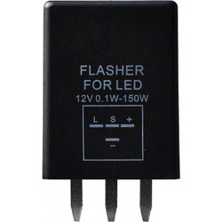 M-Tech LED FLASHER (ΦΛΑΣΙΕΡΑ) 12V 0,1-150W 4 ΕΠΑΦΩΝ (L+) mTECH - 1 Τεμ