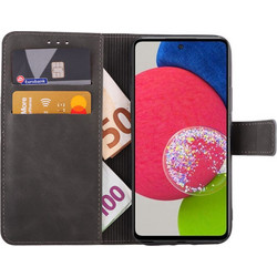 LIME ESSENTIAL ΘΗΚΗ SAMSUNG A52S/A52 A525/A526/A528 6.5in MAGNET BOOK STAND CLIP GREY