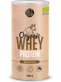 Diet Food Organic Whey Protein Bio Cocoa Πρωτεΐνη Ορού Γάλακτος 500gr