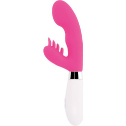 Glossy Elvis Rabbit Δονητής Rabbit 12cm Ροζ