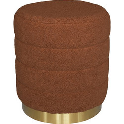 Liberta - Maison MOMO Σκαμπό Terracotta Φ40x45cm 16-0628