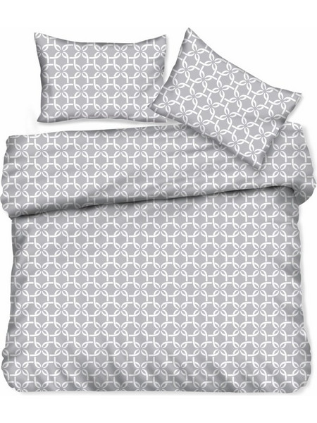 Flamingo Σεντόνι Μονό Βαμβακερό 160x260 Link Grey