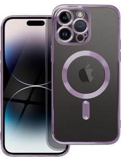 Is Tpu Mag Electro Iphone 16 Pro Max Trans Purple Backcover - (MAGETPUIP16PMU)