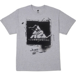 K2 CutUp Tee - T-Shirt - Grey - Κοντομάνικο