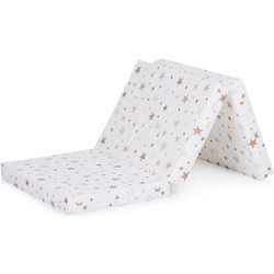 Chipolino White Beige Stars Στρώμα Foam Παρκοκρέβατου 60x120x6cm