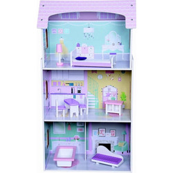 4121 Wooden doll house Anna 9 pcs