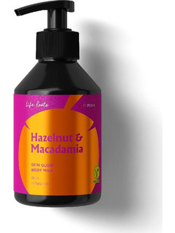 Life Roots Hazelnut & Macadamia Skin Glow Ενυδατική Lotion Σώματος 250ml