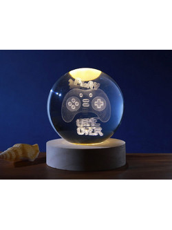 Λάμπα i-Total XL2722A Led Crystal Ball Let's Play Medium 8cm