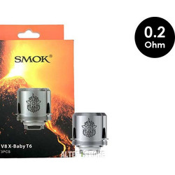 Κεφαλή SMOK TFV8 X-BABY T6 (1 τεμ.) (0.2 Ohm)
