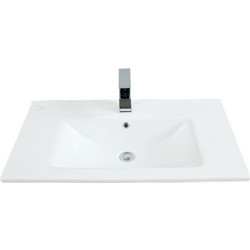 Tema Creavit Slim Ένθετος Νιπτήρας Μπάνιου Πορσελάνης 85x45x17.5cm Λευκός SU085