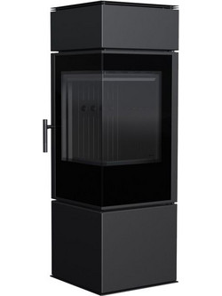 Kratki THOR/BLACK Ατσάλινη Ξυλόσομπα 8kW