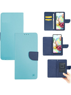 Sonique Θήκη Universal Trend Wallet με Clip έως 6,3 (168mm x 80mm x8mm) Σιελ/Σκούρο Μπλε