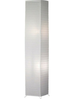 Φωτιστικό Δαπέδου Bamboo R40122001 White RL Lighting Χαρτί
