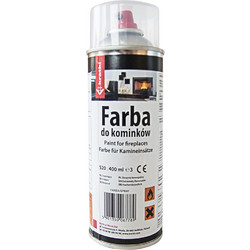 KRATKI FARBA/SPRAY 400ML ΧΡΩΜΑ ΑΝΘΕΚΤΙΚΟ ΣΤΗ ΘΕΡΜΟΤΗΤΑ ΓΙΑ ΕΣΤΙΕΣ ΚΑΙ ΣΟΜΠΕΣ ΑΠΟ ΧΑΛΥΒΑ ΚΑΙ ΜΑΝΤΕΜΙ