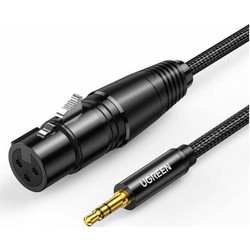 Kαλώδιο Ήχου XLR σε 3.5mm Ugreen - 1m - Μαύρο AV182/20763