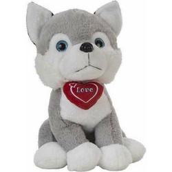 Αρκουδάκι Husky Καρδιά 36 cm
