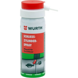 Λιπαντικό Σπρέι Κυλίνδρων Κλειδαριών Wurth 50ml WURTH 0893052