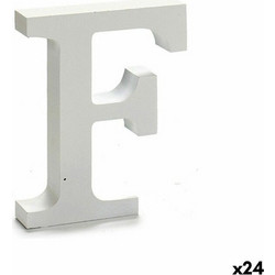 Στίχοι F Ξύλο Λευκό (2 x 16 x 14,5 cm) (24 Μονάδες)