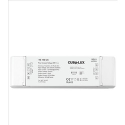 Cubalux LED Driver Dimmable TRIAC-Push Button 150W 24V DC IP20 - C-131115