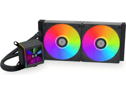 Lian Li Galahad II LCD 280 Black Υδρόψυξη CPU 140mm ARGB για Socket 115x / AM4 / 1200 / 1700 / AM5