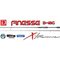 Dragon X-Treme Finesse 2-18 Καλάμι Ψαρέματος για Spinning Carbon Δίσπαστο 2.35m 3-18gr
