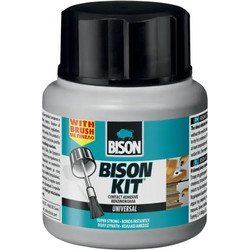 Bison Kit Βενζινόκολλα Επαφής με Πινέλο 125ml - 6300594