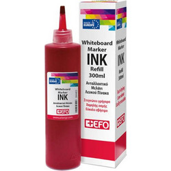 Μελάνι μαρκαδόρου πίνακα +Efo 300ml. κόκκινο 384403