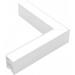 Inlight Γωνιακός σύνδεσμος LED 10W 3CCT σε λευκή απόχρωση D:16,5cmX16,5cm (L006-WH)