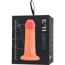 Realistic dildo Caliber 14/3 PVC flesh