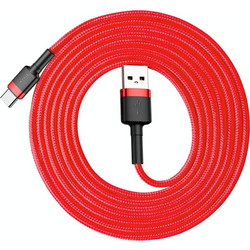 Baseus Cafule Καλώδιο USB σε USB-C 2m Κόκκινο