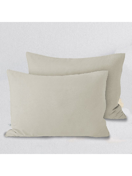 HOME PASSION ΣΕΤ ΜΑΞΙΛΑΡΟΘΗΚΕΣ ΜΟΝΟΧΡΩΜΕΣ 50x70 CM - ΕΚΡΟΥ EKROU-S1968