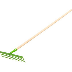 VERTO Τσουγκράνα 420mm με 16 δόντια και στυλιάρι 15G050