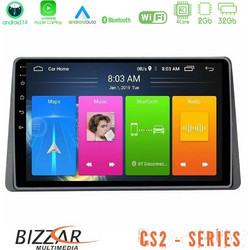 Bizzar U-CS2-DC0628 Ηχοσύστημα Αυτοκινήτου με Οθόνη Αφής USB & GPS