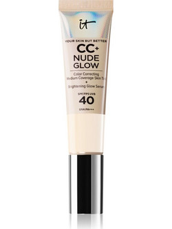 It Cosmetics CC+ Nude Glow lightweight Serum Fair Porcelain Liquid Foundation SPF40 32ml