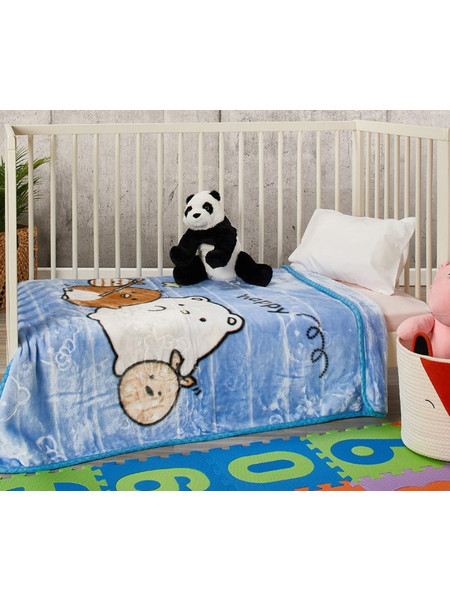 Κουβέρτα Βελουτέ Παιδική 100x130cm Ciel ForHome 8581632 - For Home