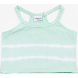 TraX Παιδικό Crop Top Αμάνικο Βεραμάν 41160