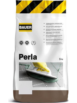 Perla Αρμόστοκος Πλακιδίων No12 Καφέ Σκούρο 0-8mm 5kg Bauer