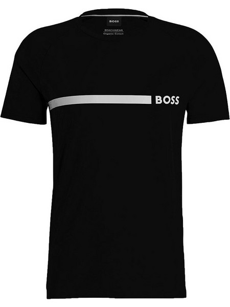 Ανδρικό T-Shirt Slim Fit BOSS 50517970-001 Μαύρο