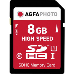 Agfaphoto Professional High Speed SDHC 8GB Class 10 UHS-I
